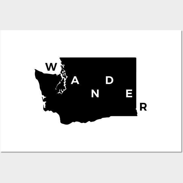 Wander Washington Wall Art by SkySlate